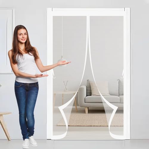 Moustiquaire de porte sans perçage pour bloquer les insectes efficacement - 2
