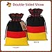 POEZJZW German Flag Drawstring Gift Bag For Christmas, Birthday Parties And Anniversaries Storage Of Candy, Gifts And Daily Small Items