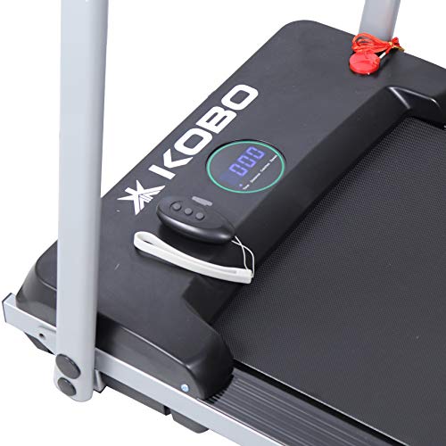 Image of Kobo Fitness 1 H.P (TM-111) Ready to Home Use Jogger Motorized Treadmill with LED Display (Black, 2021 Model)