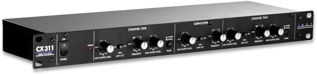 ART CX311 2-Way Crossover with Subwoofer Output