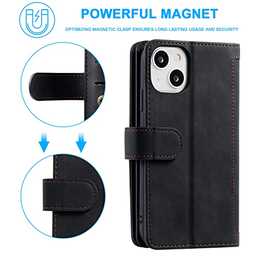 UEEBAI Wallet Case for iPhone 13 mini 5.4 inch - Image 4