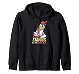 Divertente scritta in lingua tedesca 'Gallo Kamm Penis ambiguo' regalo Felpa con Cappuccio