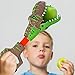DINOBROS Dinosaur Chomper Toys for Kids with 3 Roar Sounds and Light Jurassic Dinosaurs Grabber Claw T-Rex Reacher Robot Hand Pincher Dino Snapper