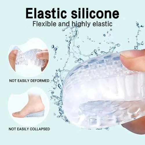 Plantillas elevadoras de silicona de 6.5 cm para hombres y mujeres miniatura 5