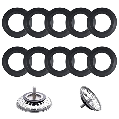 Lot de 10 joints d'étanchéité universels pour évier de cuisine (54 mm AD 32 mm ID) pour valve à bouchon et panier à tamis Cover