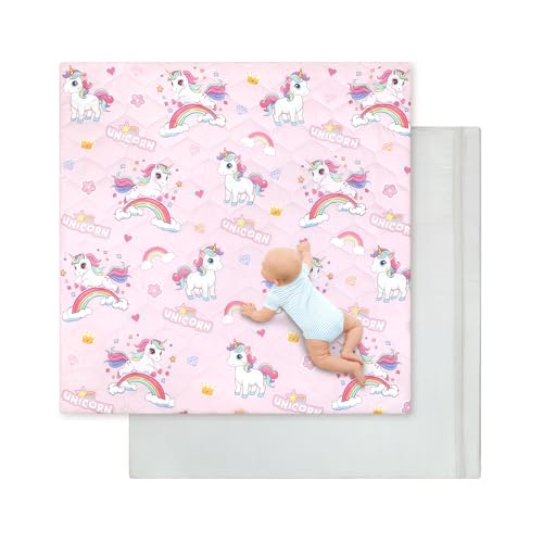 Tapis de sol bébé lavable en machine et antidérapant pour jouer en toute sécurité