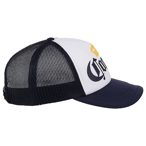 Corona Boné Snapback Ajustável Beer Trucker, Azul-marinho/branco, Tamanho Único