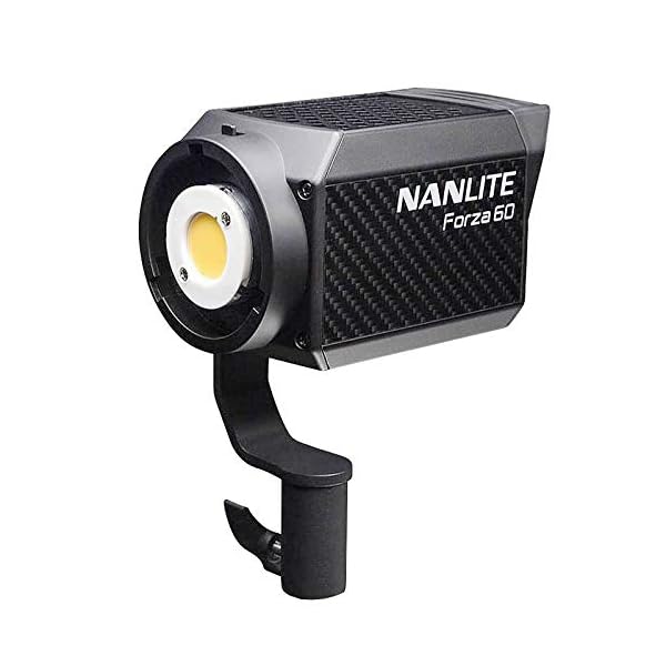 NANLITE Kompakte LED Studio-Leuchte Forza 60 5600°K 60 W 11950 Lux Monolight für Fotografie Foto Video Videolicht – Bild 3