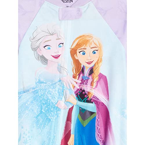 Disney Frozen Girls Sisters Journey Elsa Anna Pajama Footed Blanket Sleeper2