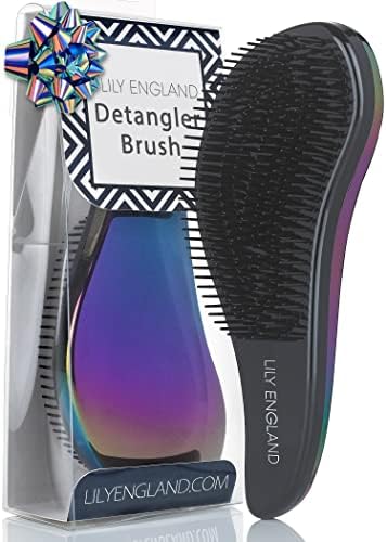 Detangle Hair Brush, Detangling Hairbrush for Women, Girls and Kids - Detangle Brush for Wet, Fine, Curly, Thick, Afro Hair by Lily England - Rose Gold