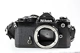  Nikon FE Body Gehäuse SLR Kamera Spiegelreflexkamera in schwarz mit OVP