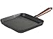 Produktbild Skeppshult Pfanne Holzgriff Bratpfanne/Servierpfanne/Grillpfanne/Wok Gusseisen + Prymo Mikrofasertuch Farbe Grillpfanne eckig, Größe 25x25 cm