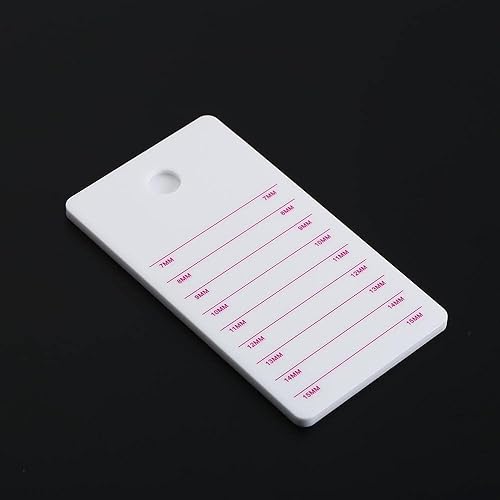 Miniatura 9 de Paleta de extensión de pestañas acrílicas, organizador de pestañas postizas, bandeja de pestañas, paleta de pegamento adhesivo, soporte individual