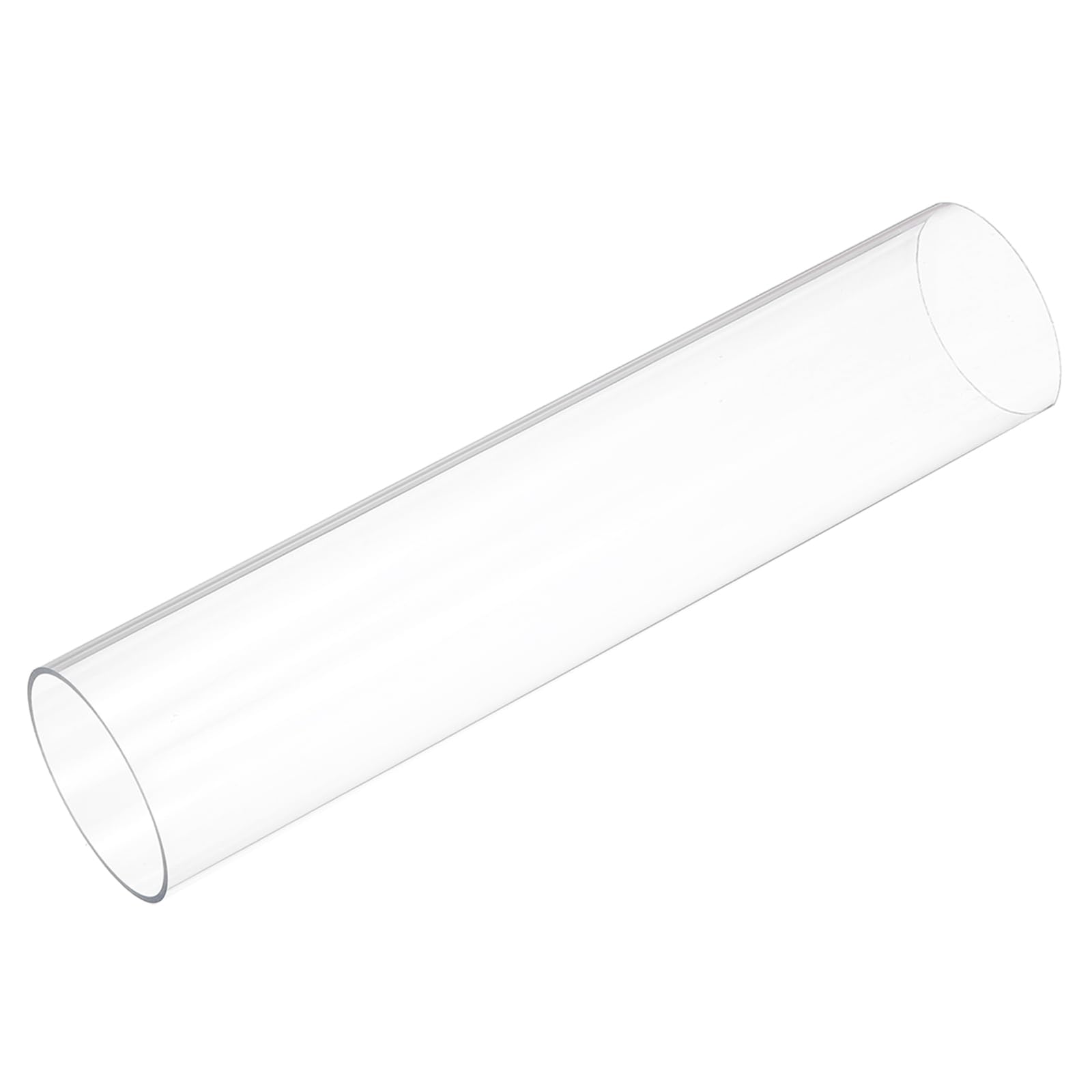 uxcell 2pcs Clear Rigid Tubing 2 5/8"(66mm) ID x 2 3/4"(70mm) OD x 1Ft(305mm) Length Round Plastic Polycarbonate Tube