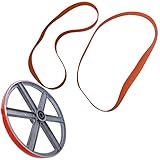 2 Pack Urethane Bandsaw Tires 9 inch x 1/2 inch x .095 inch for Black & Decker BDBS100 BS700 Craftsman 137.21409 113.24458 315.214770 Delta 28-150 BS100 SM400 Grizzly G1052 ProTech 3203 Ryobi BS901