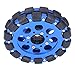 DIY Industrial Robot Part, Strong Grip Multi Subdivision Aluminum Alloy + Silicone Omnidirectional Wheel 30kg Capicity for Project((Two-wheel combination set) UM5604-0014-0152)