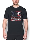 Under Armour Men's Freedom BFL T-Shirt, Black/White, Medium