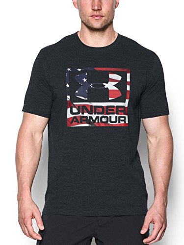 Under Armour Men's Freedom BFL T-Shirt, Black (001)/White, Medium