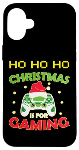 Ho Ho Ho Christmas Is For Gaming �A�O���[�N���X�}�X�Z�[�^�[�Q�[�� �X�}�z�P�[�X iPhone 16 Plus �p