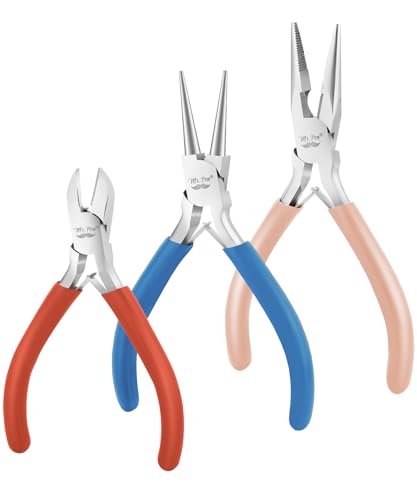 Mr. Pen- Pliers for Jewelry Making, 3 Pack, Chain Nose