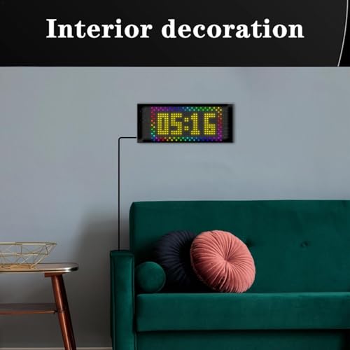 Señal LED programable RGB con animación de texto para tienda de automóviles 7