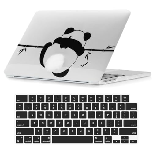 Coque MacBook Pro 13 fine et légère motif Panda en plastique rigide