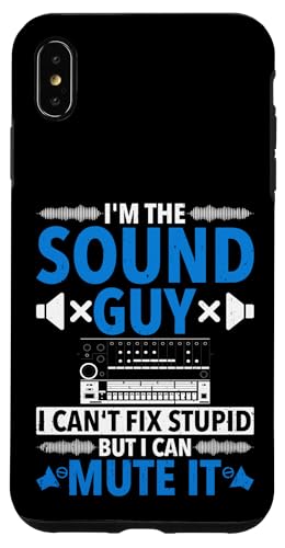 Técnico de sonido divertido Soy el tipo de sonido e ingeniero de sonido Carcasa para iPhone XS Max