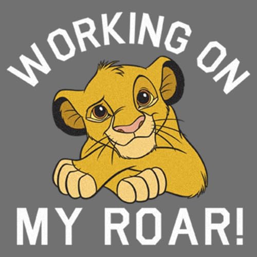 Lion King baby-boys Simba Working on My Roar Onesie2