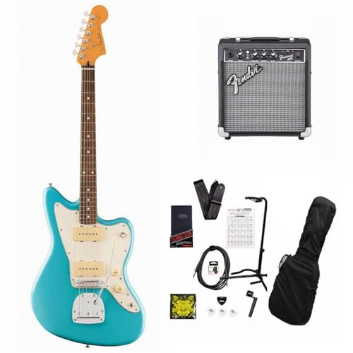 �t�F���_�[Player II Jazzmaster Rosewood FB Aquatone Blue 10W�A���v�t���G���L�M�^�[���S��12�_�Z�b�gR