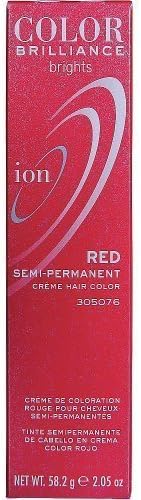Ion Color Brilliance Brights Semi-Permanent Hair Color Red by Ion