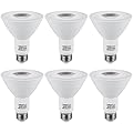 TORCHSTAR PAR30 Long Neck LED Bulb, 8W=75W, CRI90+ Dimmable LED Spotlight Bulbs, 5000K Daylight, UL Listed, 800LM Super Bright, for Recessed Trim Lighting, Track Light, Pack of 6