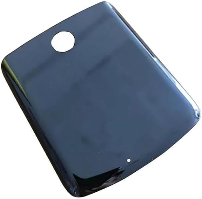 SHOWGOOD Back Glass Rear Door for Motorola Moto Razr 2 Razr2 2nd Gen 2020 5G XT2071 Battery Cover Panel Housing Repair Replacement (Black)