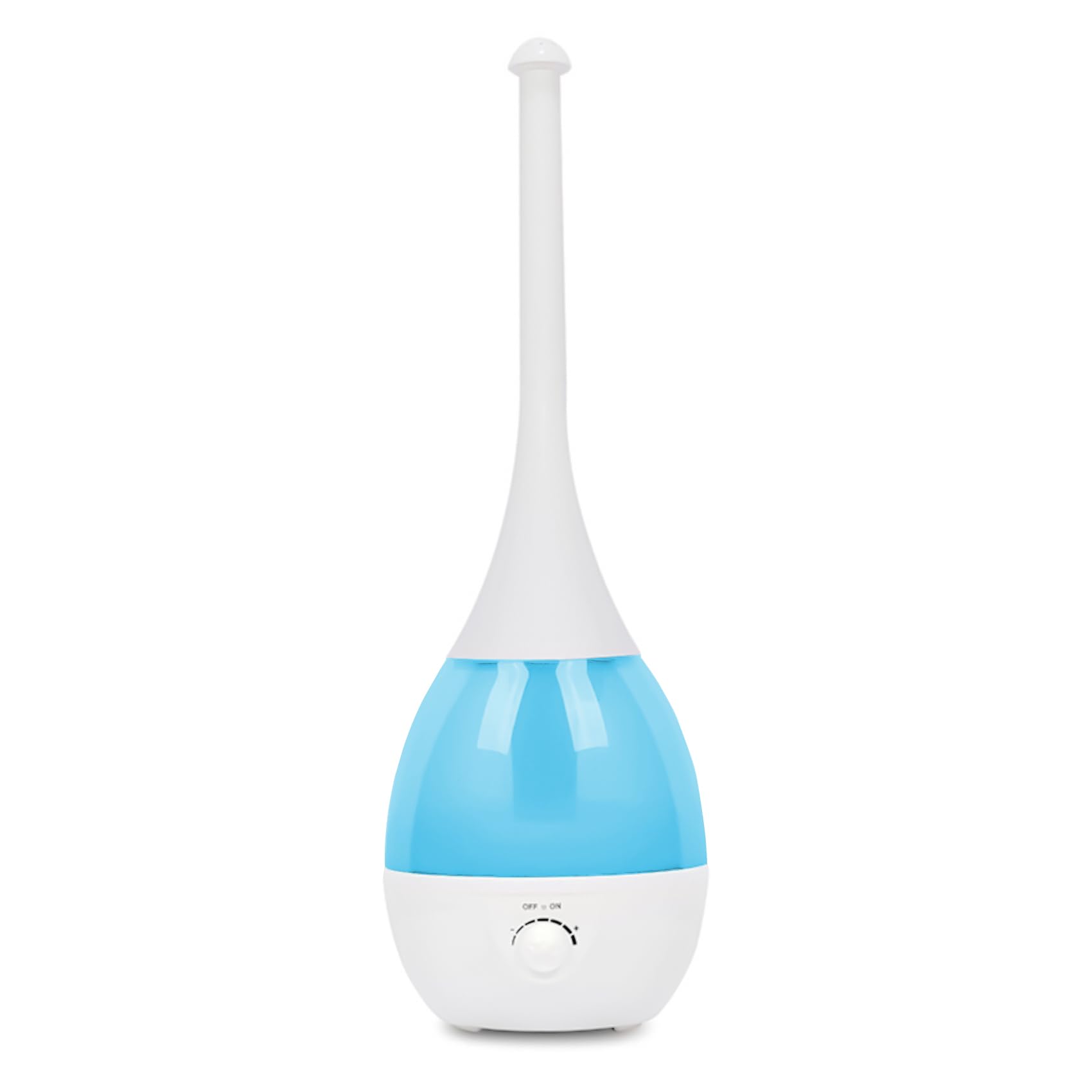 Mobigon 2.6 Litres Cool Mist Ultrasonic Humidifier with Essential Oil Diffuser and 360° Nozzle (Blue/White)