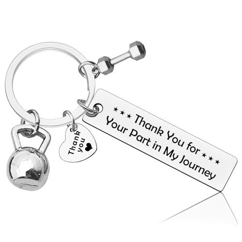Vadaka Fitness Instructor Thank You Gift Keychain Fitness Lovers Gift Jewelry Workout Present Appreciation Gifts for Personal Trainer Coach Bodybuilder Christmas Retirement Present