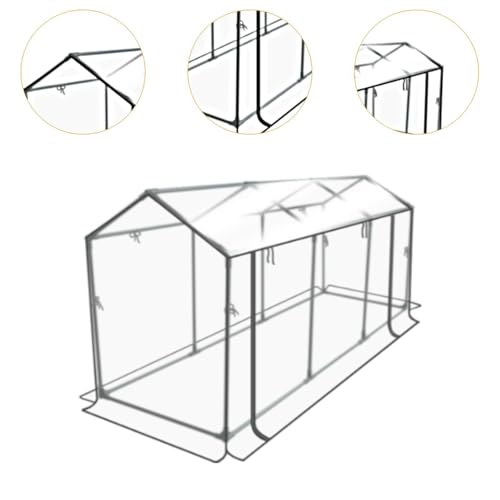 Image of Mini Greenhouse Easy Assembly Clear Tent for Backyard Outdoor Indoor Flowers 180cmx60cmx78cm
