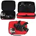 Produktbild Navitech Rote Robuste Hard Case kompatibel mit der GoXtreme Enduro Black Action Camera