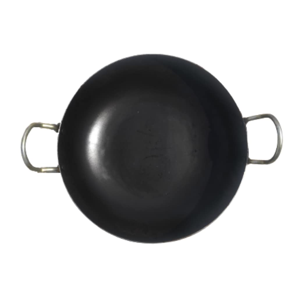 Buy Traditional & Handmade Iron Cookware Cast Iron Kadai Deep Bottom