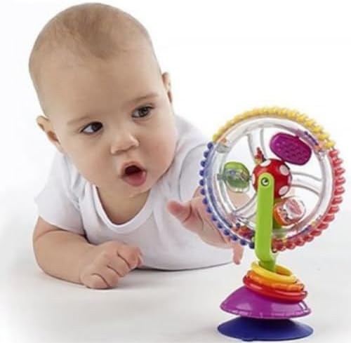 Brinquedo Rodinha Giratória Interativa Atividade Educativa para B...