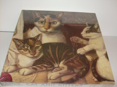 Cat & Kitten Fine Art Jigsaw Puzzle 500 Piece 19th Century Unknown Painter by Battle Road Press