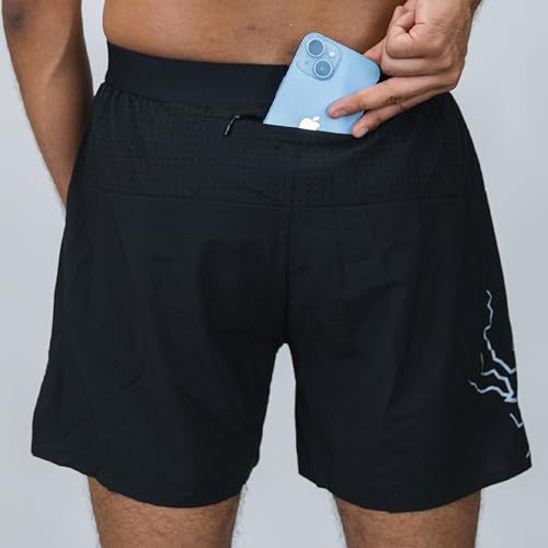 Sprints Mens 2-in-1 Running Shorts, 5 inch Quick Dry Athletic Shorts w/Pockets, Breathable, 4-Way Stretch for Gym & Workout4