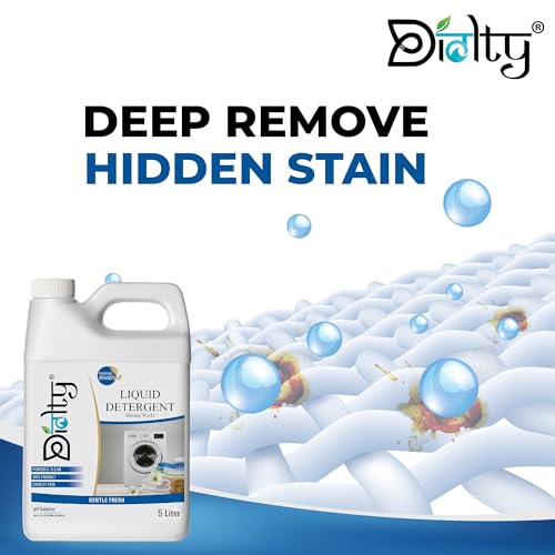 Image of Diolty 10L Liquid Laundry Detergent Fresh Fragrance | Concentrated Bio-Enzyme Stain Remover | HE Front Load Top Load Safe | ColorSafe Fabric Protector | 200+ Washes Family Value Pack