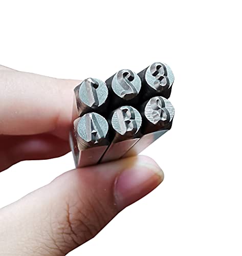 image for HimaPro Letter and Number Stamp Set 36pcs 40Cr Alloy Steel Metal Stamp