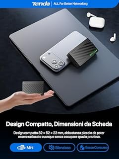 Tenda Switch Gigabit 5 Porte, Switch Ethernet 10/100/1000 Mbps, Switch di Rete con Indicatore LED, Plug & Play, Mini Formato, Montaggio Desktop o a Parete (SG105 V4.0)