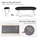 Subay Nail Arm Rest, Foldable PU Leather Manicure Hand Rest for Acrylic Nails Cushion Hand Holder, Nail Arm Rest Pillow Nail Art Tool for Nails Tech Manicure Pedicure Salon Home Use - Black