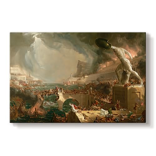 Thomas Cole | Collapse Of The Eternal City | Canvas Wall Art | GAL089