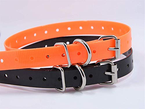 TrainPro 2-Pack Replacement Dog Training Shock Bark e Collar TPU Plastic Strap Band Buckle 3/4