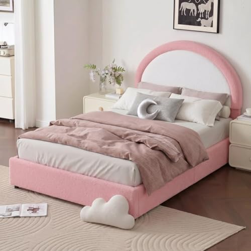 REVOMINCA Boucle Twin Bed for Girls