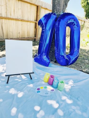 Image of Number 0 Balloon Birthday Decorations, 40In Dark Blue Balloons for Party | Eye-catching Appearance, Perfect Decorative Centerpieces, Convenient Self-sealing Structure, Widely for Various Occasions