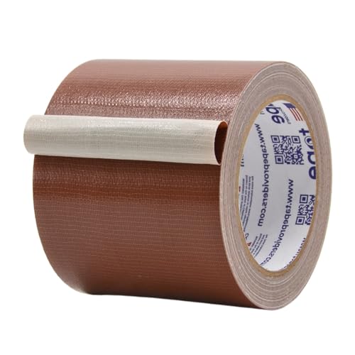 Image of MAT Duct Tape Brown Industrial Grade, 4 inch x 60 ft. Waterproof, UV Resistant for Crafts, Home Improvement, Repairs, & Projects