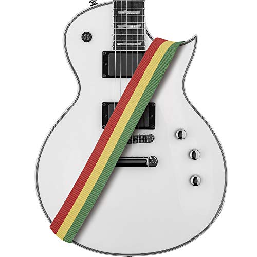 Amumu Jacquard ruban tissé Sangle de guitare avec extrémités en cuir de qualité supérieure, Bleu et blanc Reggae - Les Beatles, Paul McCartney, John Lennon, RIngo Starr, George Harrison Amumu Jacquard ruban tissé Sangle de guitare avec extrémités en cuir de qualité supérieure, Bleu et blanc Reggae – Image 7
